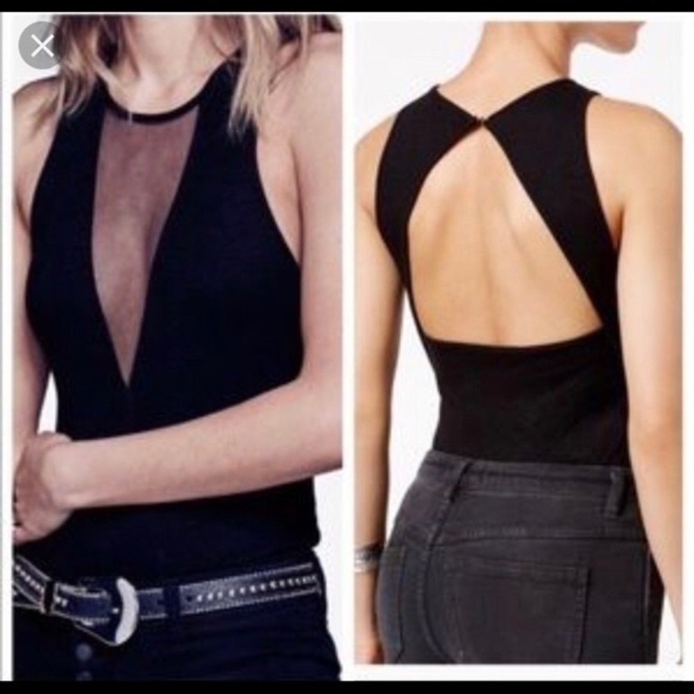 Free people Friday mesh cut out tank size XS